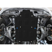 Защита радиатора и картера Rival для Toyota Land Cruiser 300 без KDSS 2021-, ST 1.8 мм 111.9551.1