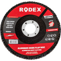 Круг лепестковый торцевой Rodex (125 мм; P40) Bull RZF0425