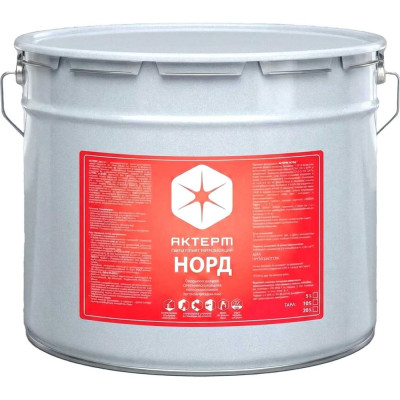 Жидкая теплоизоляция АКТЕРМ Норд 10 л 10024