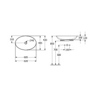 Раковина Villeroy & Boch Loop & Friends 62 4A480001 00279588