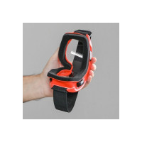 Очки-маска для езды на мототехнике СИМАЛЕНД стекло прозрачное, красные 3734826