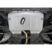 Защита картера + КПП + комплект крепежа Rival для Toyota Highlander 2020- , алюминий 333.9549.1
