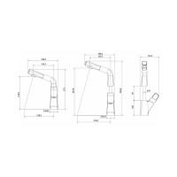 Смеситель для кухни/раковины Lemark Soul LM6008BR