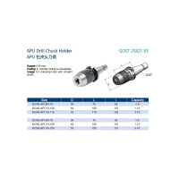 Оправка SK40-APU13-105 GOST Prosaers 32157