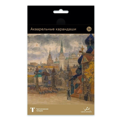 Набор акварельных карандашей Vista-Artista Васнецов заточенный, 4 шт, 36 цветов 577147