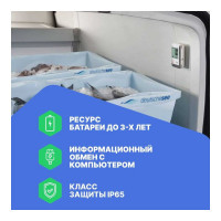 Логгер данных температуры Testo 175 T1, с внутренним сенсором NTC 0572 1751