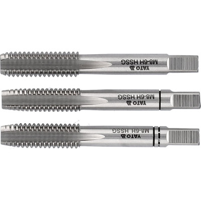 Набор метчиков YATO М8x1,25 HSS М2 3 штуки YT-2935 36392935 092 1