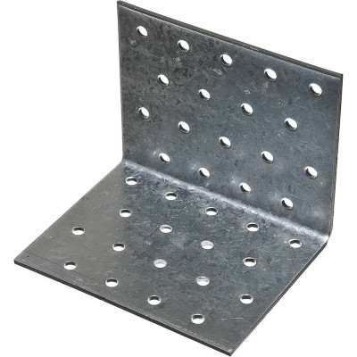 Крепежный равносторонний уголок ООО Техно-Сервис KUR-40x40x80 100 шт. KUR 40X80