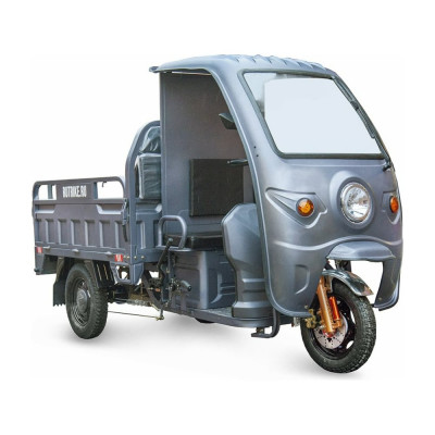Грузовой электротрицикл Rutrike Глобус 1500 60V/1000W серый 023370-2574