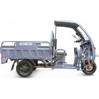 Грузовой электротрицикл Rutrike Глобус 1500 60V/1000W серый 023370-2574