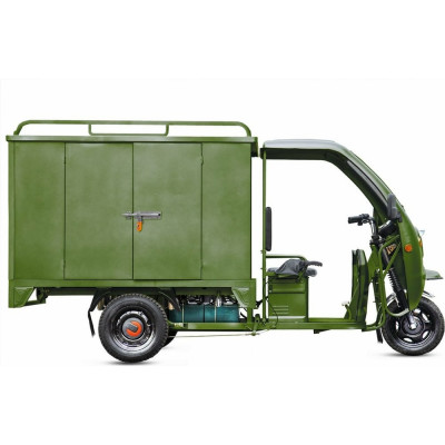 Грузовой электротрицикл Rutrike КАРГО 1800 60V1000W зеленый 022100-2118