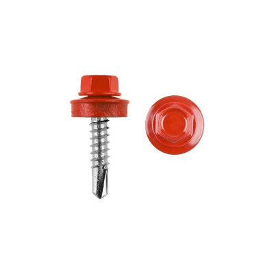 Кровельный саморез КРЕП-КОМП 4,8x19 RAL3003, красный рубин, Kn KENNER, 4500 шт. ск48193003