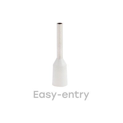 Штыревой втулочный изолированный наконечник EKF PROxima НШвИ 0,5-8, 50 шт. nhvi-0.5-8