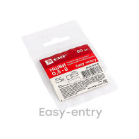 Штыревой втулочный изолированный наконечник EKF PROxima НШвИ 0,5-8, 50 шт. nhvi-0.5-8