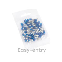 Штыревой втулочный изолированный наконечник EKF НШвИ 2,5-12, 50 шт. PROxima nhvi-2.5-12