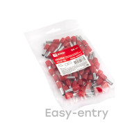 Штыревой втулочный изолированный наконечник EKF PROxima НШвИ 10,0-12,  50 шт. nhvi-10.0-12