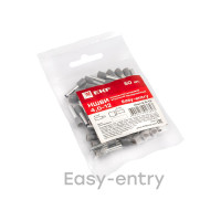 Штыревой втулочный изолированный наконечник EKF PROxima НШвИ 4,0-12, 50 шт. nhvi-4.0-12