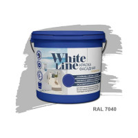 Фасадная колерованная краска White Line Ral 7040 (ведро 9 л/ 14,1 кг) 4690417099283