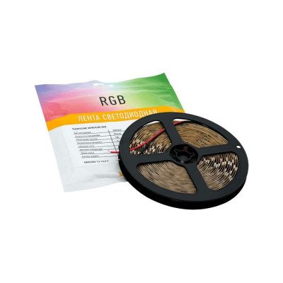 Светодиодная лента SWG 5050 4в1, 19,2 Вт/м (60 led/m), IP20, RGB+Холодный, 12В, 3М 00-00009713