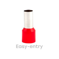 Штыревой втулочный изолированный наконечник EKF НШвИ 35,0-16 50шт PROxima nhvi-35.0-16