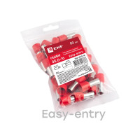 Штыревой втулочный изолированный наконечник EKF НШвИ 35,0-16 50шт PROxima nhvi-35.0-16