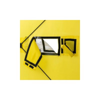 Зимняя палатка Helios Куб HS-ISC-150YG 1.5x1.5 м, желтый/серый 85082