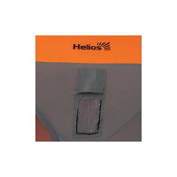 Зимняя палатка Helios Куб HS-ISC-150OLG 1.5x1.5 м, оранжевый/серый 186985