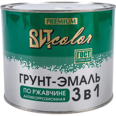 Грунт-эмаль по ржавчине 3в1 Царицынские краски синяя 1,8 кг 16072