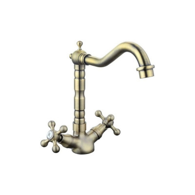 Смеситель для кухни FASHUN шпилька, латунь, бронза A4408-4