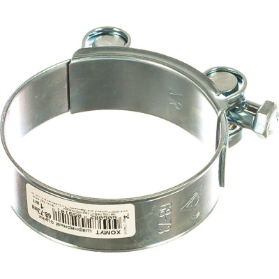 Шарнирный хомут Стройбат оцинкованный 68-73мм 35024