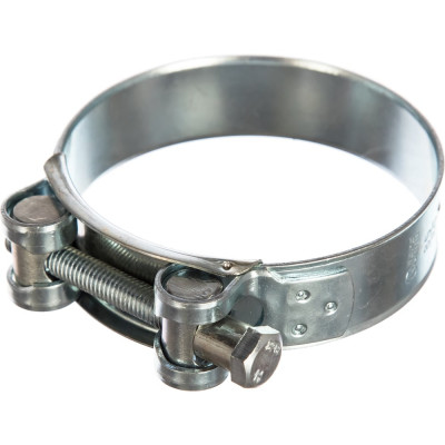 Шарнирный хомут Стройбат оцинкованный 80-85мм 35026