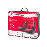 Авточехлы-трансформеры AUTOPROFI COMFORT TRS/COM-001 BK/RD