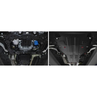 Защита картера, КПП и РК АвтоБроня Genesis G70 4WD 2018-/Kia Stinger 4WD 2018-, st 2mm K111.02841.1