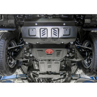 Защита радиатора, картера, КПП и РК для Toyota Fortuner 4WD 2017-, st 2mm АвтоБроня K111.05770.1