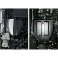 Защита топливного бака для Hyundai ix35 4WD 2010-2015, st 2mm АвтоБроня 111.02828.1