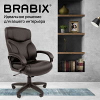 Компьютерное офисное кресло руководителя BRABIX Vector EX-559, с подлокотниками, экокожа премиум 531385