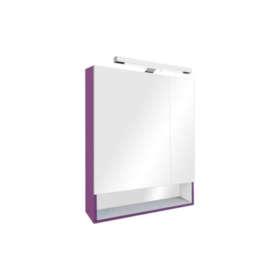 Зеркальный шкаф Roca Gap 80см, фиолетовый ПВХ ZRU9302753/ZRU9000089 00000039358