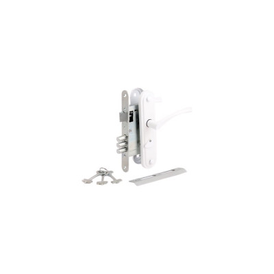 Врезной замок ЗЕНИТ ЗВ9-4-2 белый 20627