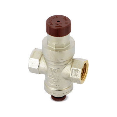 Редуктор давления ITAP Minibrass с подсоединением для манометра 1/4", 1/2 ART 361 "MINIBRASS"