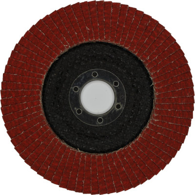 Круг лепестковый торцевой Orientcraft 125x22 мм, Р 80, керамическое зерно, выпуклый 116.00cra80G