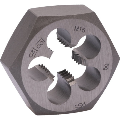 Плашка Bucovice Tools 6-гранная M16 Шаг 2.0 HSS 41x18мм 220160