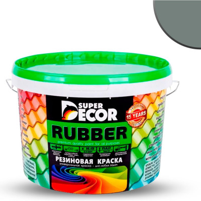 Резиновая краска SUPER DECOR №15 Оргтехника, 12 кг 4630024701292
