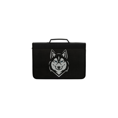 Папка для труда BRAUBERG Husky на молнии, А4, с ручкой, 1 отделение, органайзер 271450