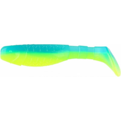 Виброхвост Helios hs-4-040 chubby 3.55"/9 см, blue/lime, 5шт 00000211260