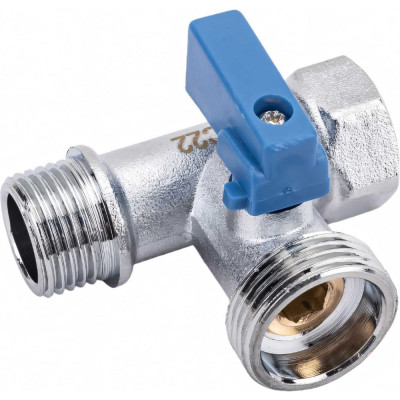 Кран для бытовой техники Rvc тройник (15) 1/2 г х3/4 ш х1/2 ш 13551