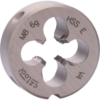 Плашка Bucovice Tools М 8 шаг 1.25мм HSSE-VA 25x9мм 300080