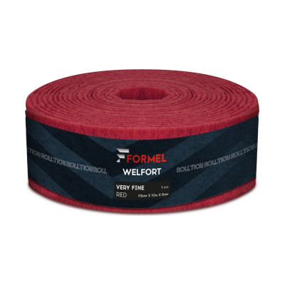 Войлок шлифовальный WelFort Very Fine красный 115 мм, 10 м, 6 мм Formel 84659000360