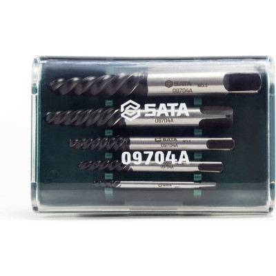 Экстракторы SATA набор 5пр. (извлекаемый инструмент 3.3-11.2 мм) 09704A