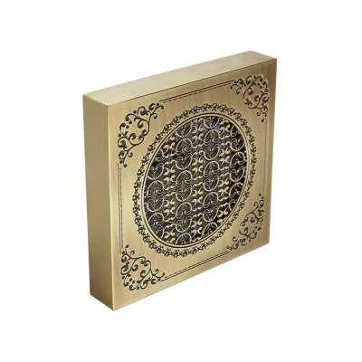 Вентилятор для ванной комнаты Migliore VENTILATORO D100 mm, с декоративной решеткой 160x160 mm, бронза 23000