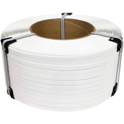 Стреппинг лента ПП Gigant 15x1х1,2 км, 300 кгс, белая GSTW-15-10-12